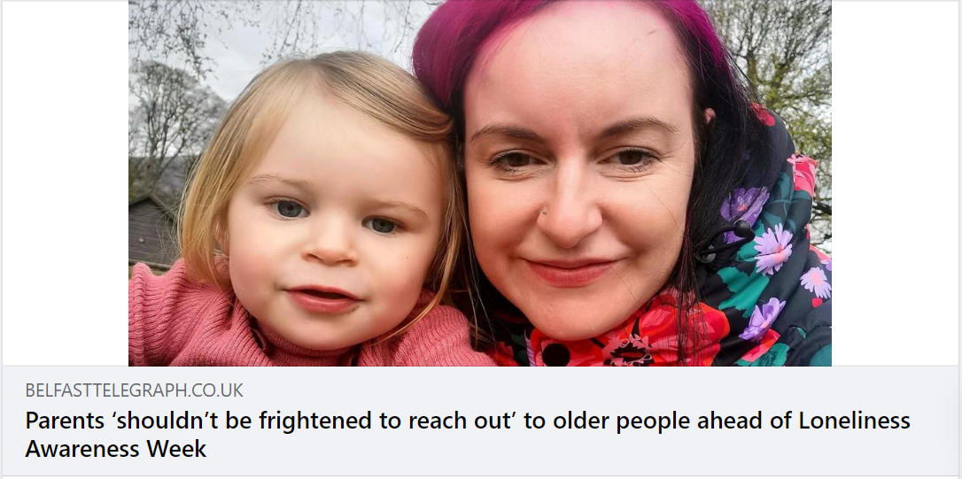 LGNI Director in the news – intergenerational connection #LonelinessAwarnessWeek